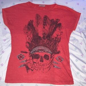 dELiA*s Red Textured Top